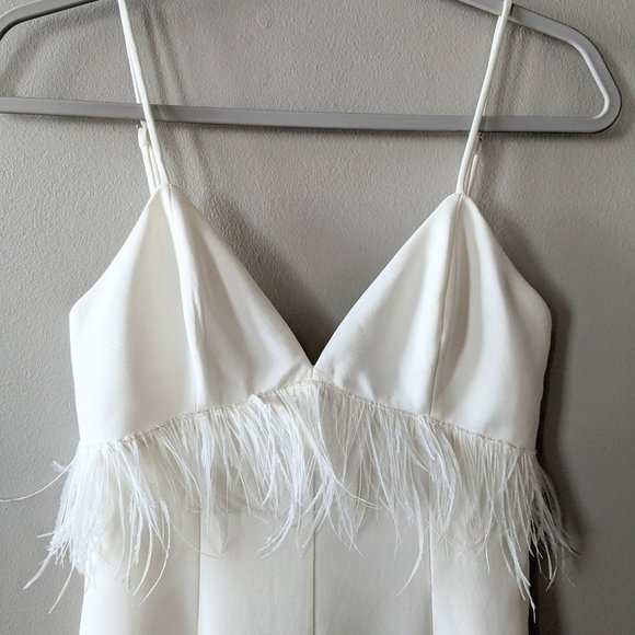 NEW SAYLOR Krysta Feather Straight Leg Jumpsuit - Picture 5 of 11